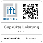 Nachweis ift: arimeo classic T Schlagregendichtheit