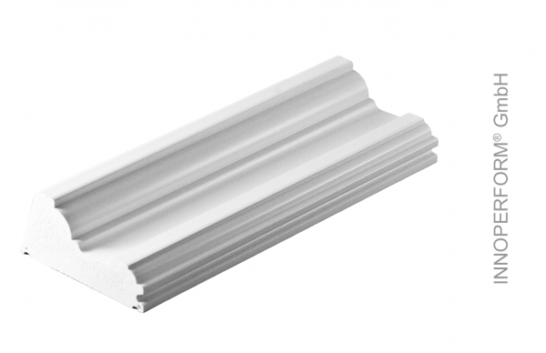 ZF 150 Zierleiste 75x35 mm weiß ähnlich RAL 9016