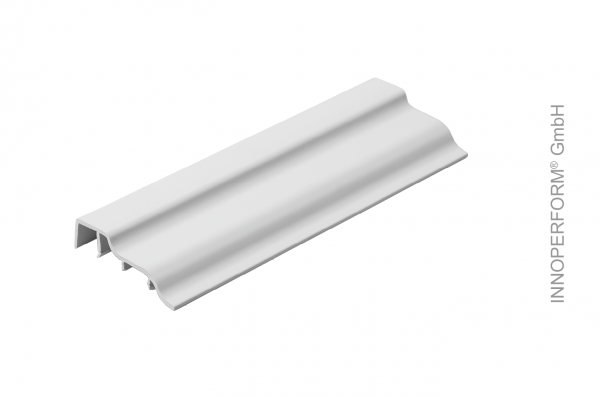 Zierprofil 70 x 18/11 mm weiß