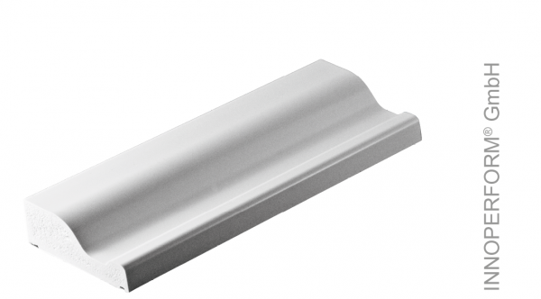 ZF 160 Zierleiste 65x22 mm weiß ähnlich RAL 9016