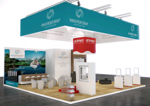 Neues Standkonzept mit arimeo Fensterfalzlüftern auf der bautec 2018